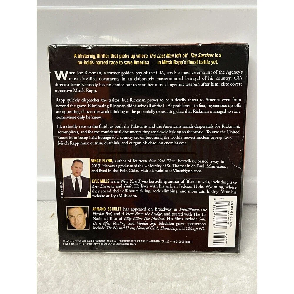 The Survivor by Vince Flynn (English) Compact Disc Book